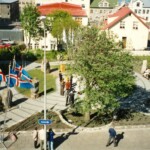 Lýðveldisgarðurinn við vígslu hans 17. júní 1994